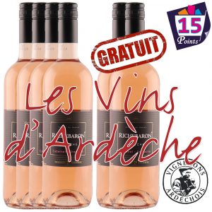 Richebaron 2021 Rosé Ardèche 4+2 GRATUITES