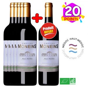 Château Moneins 2013 Haut-Médoc BIO 5+1 GRATUITE