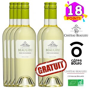 Château Beaulieu BIO 2020 côtes de Bourg 4+2 GRATUITES