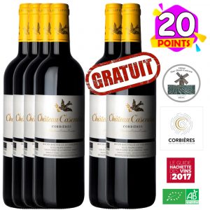 Château Cascadais 2014 BIO Corbières 4+2 GRATUITES