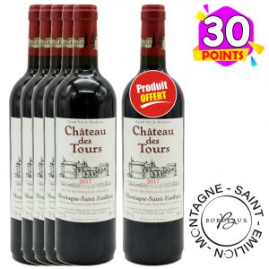 Château des Tours 2017 Montagne Saint-Emilion 5+1 GRATUITE
