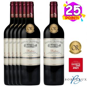 Château Grand Jean 2021 Médaille OR 5+1 GRATUITE
