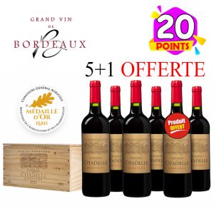 Château La Citadelle 2021 Médaille OR 5+1 GRATUITE