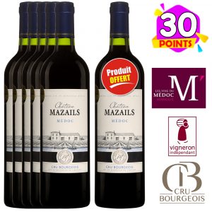 Château Mazails 2011 Médoc Cru Bourgeois 5+1 GRATUITE