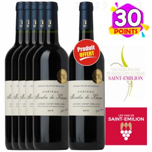 Château Moulin de Lussac Médaille OR 2019 Lussac Saint-Emilion