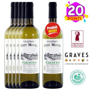Château Petit Mouta 2016 Graves 5+1 GRATUITE