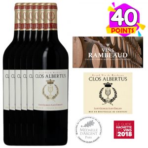 Clos Albertus 2014 Médaille Argent St-Georges Saint-Emilion