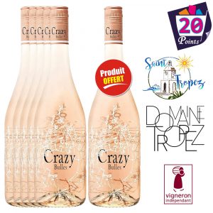 Crazy Bulles Vin Rosé Effervescent 2022 5+1 GRATUITE