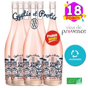 GYPTIS et PROTIS BIO vin rosé de Provence 5+1 GRATUITE