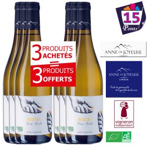 Oustal Frais & Fruité BIO 2020 Limoux 3+3 GRATUITES