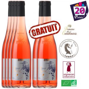 Fruit de Lune tavel Rosé BIO 2020 4+2 GRATUITES